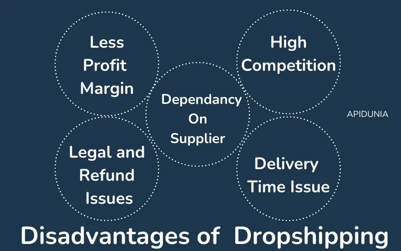 Disadvantages of Dropshipping
